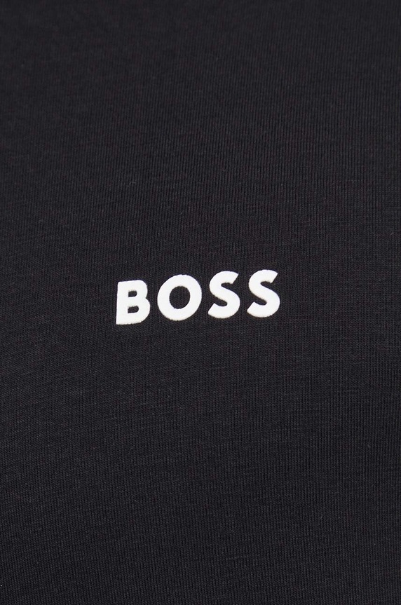 BOSS Green t-shirt Tee V czarny 50506347