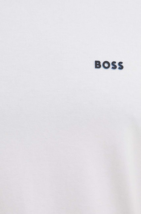 BOSS Green T-shirt męski Tee biały 50506373