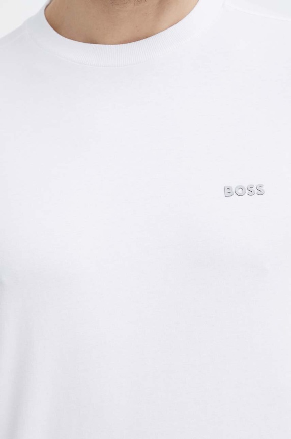 BOSS Green T-shirt męski Tee biały 50506373