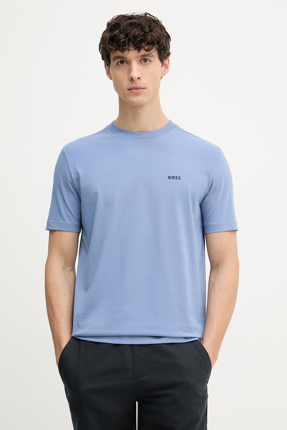 BOSS Green tricou bărbați Tee albastru 50506373