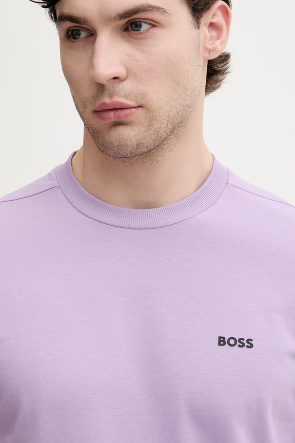 BOSS Green Ανδρικό T-shirt Tee μωβ 50506373