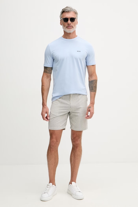 BOSS Green tričko pánské Tee 50506373 modrá AA00