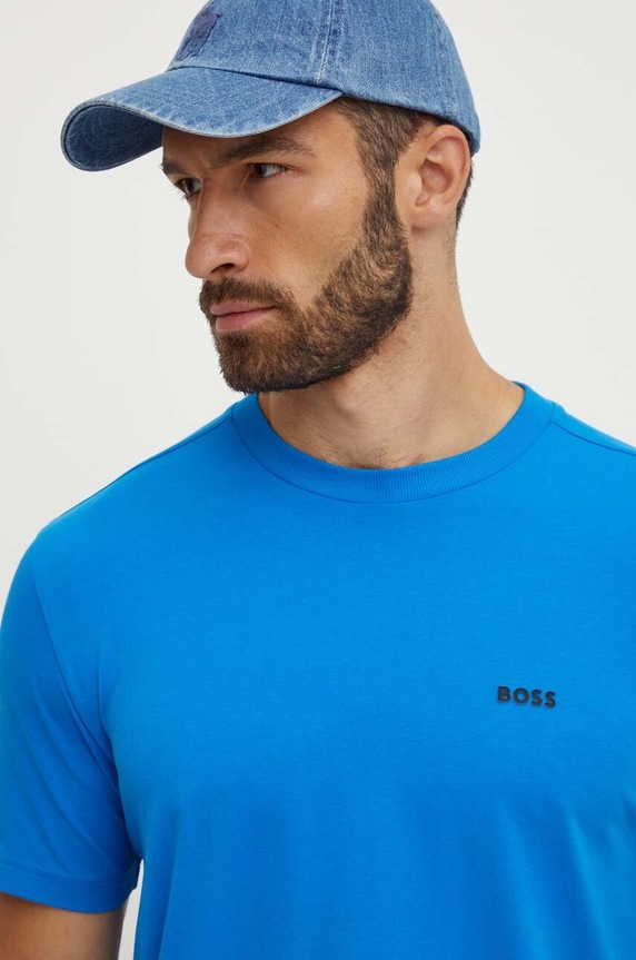 Odzież BOSS Green T-shirt męski Tee 50506373 niebieski