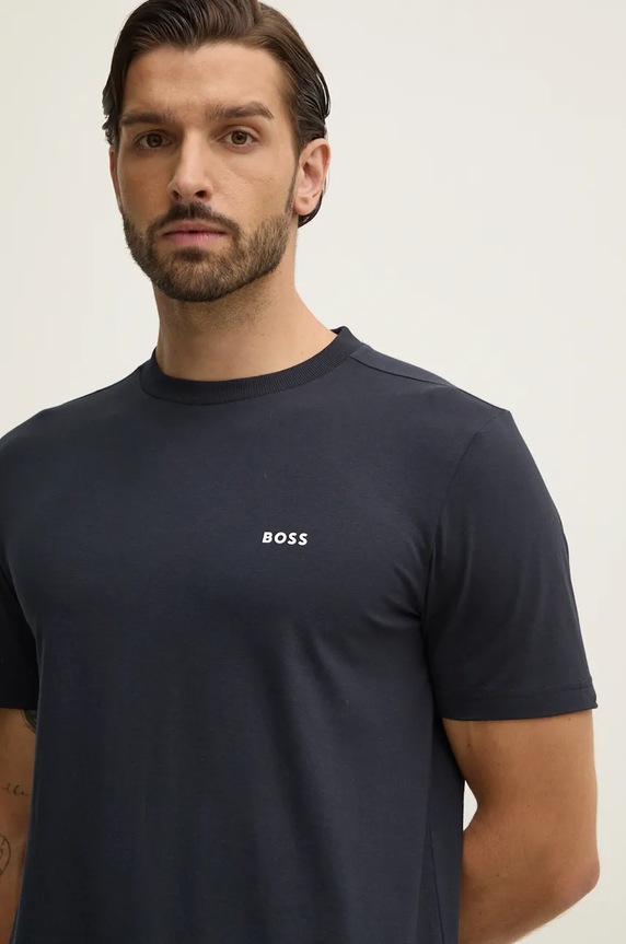 BOSS Green T-shirt męski Tee granatowy 50506373