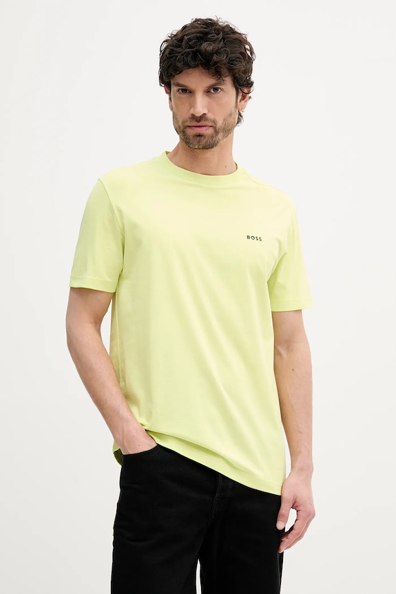 BOSS Green tricou bărbați verde 50506373