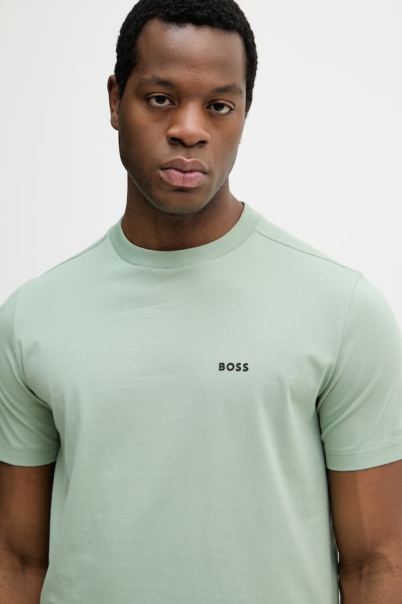BOSS Green tricou bărbătesc verde 50506373