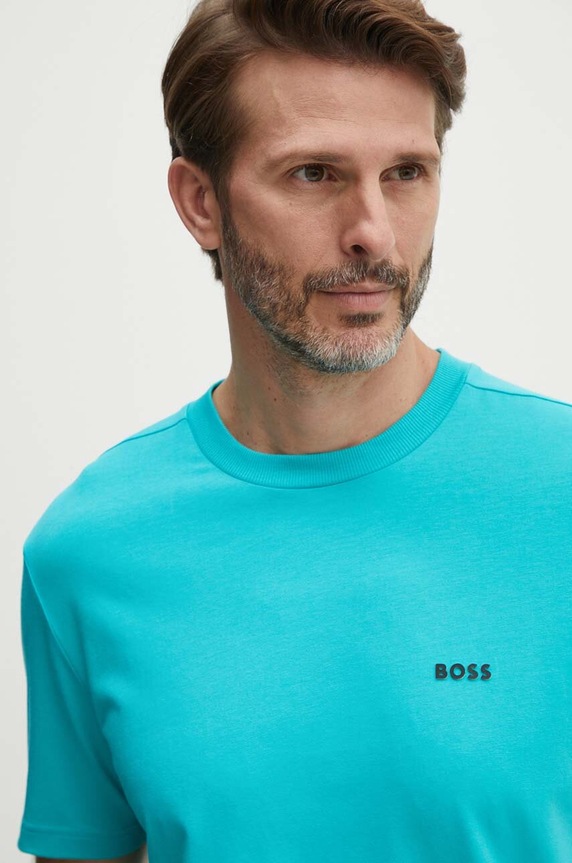 BOSS Green tričko pánské Tee potisk zelená 50506373