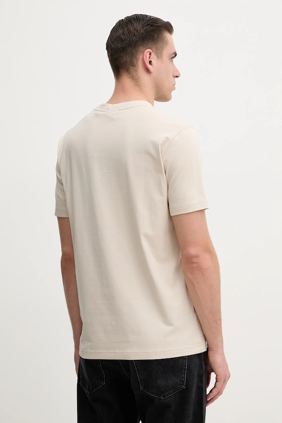 BOSS Green T-shirt męski Tee 50506373 beżowy AA00