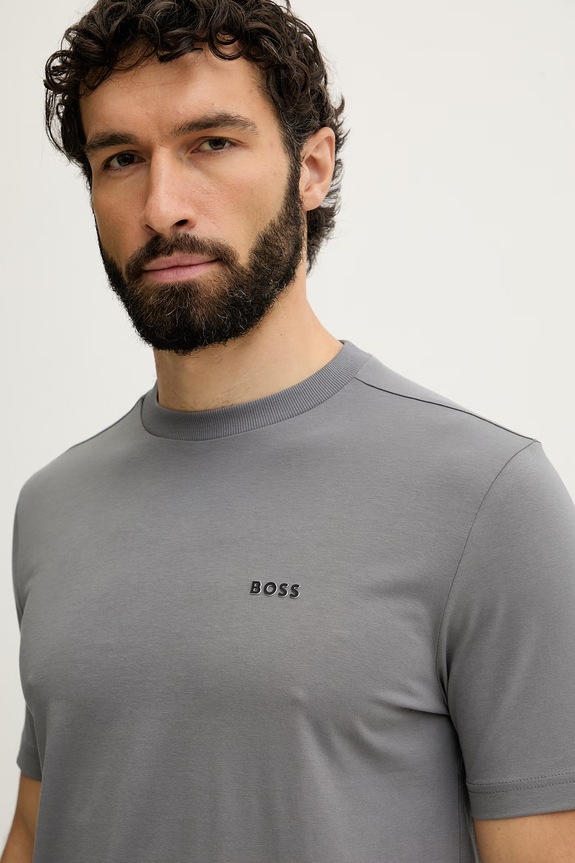 BOSS Green t-shirt ανδρικό Tee γκρί 50506373