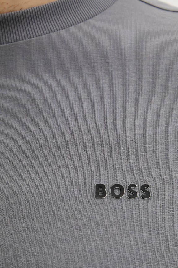 BOSS Green t-shirt ανδρικό Tee 50506373 γκρί