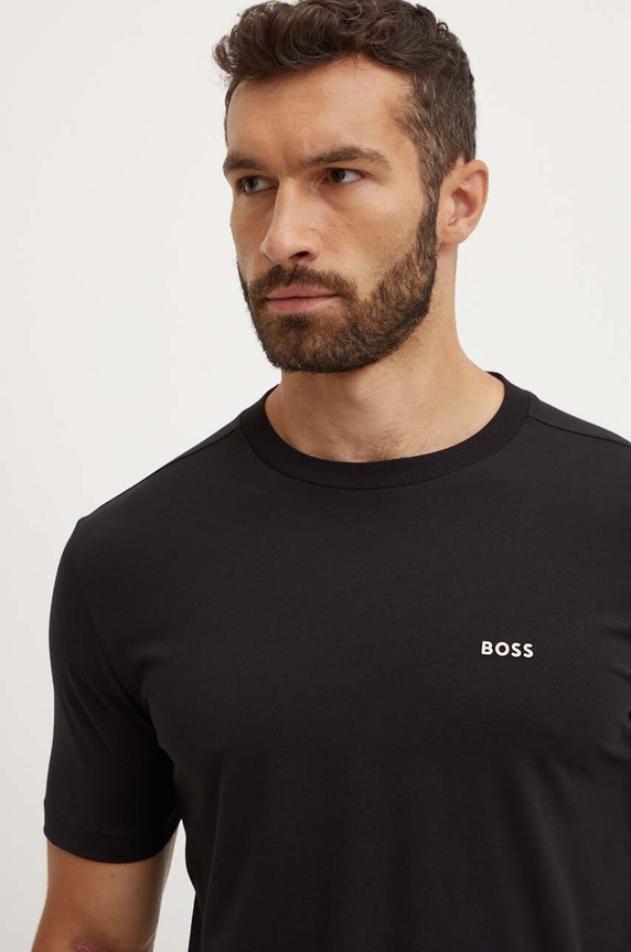 Odzież BOSS Green T-shirt męski Tee 50506373 czarny