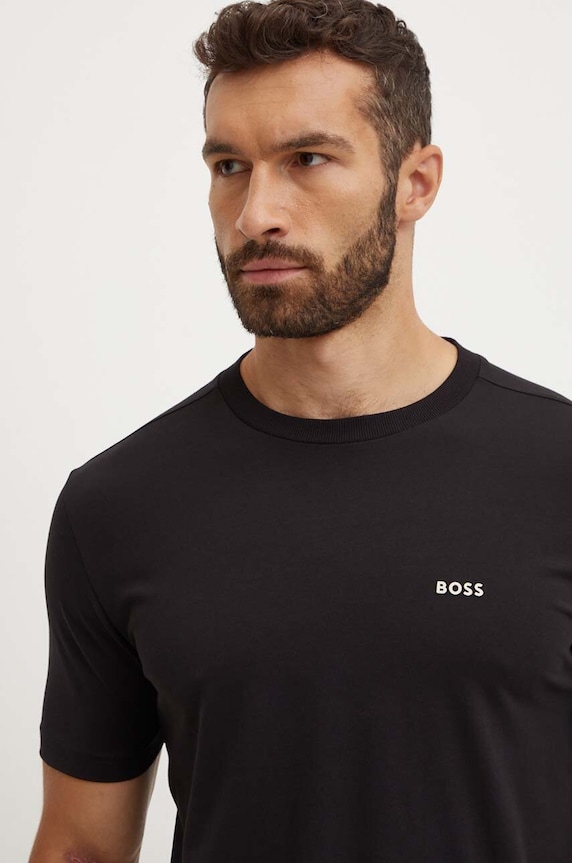 Odzież BOSS Green T-shirt męski Tee 50506373 czarny