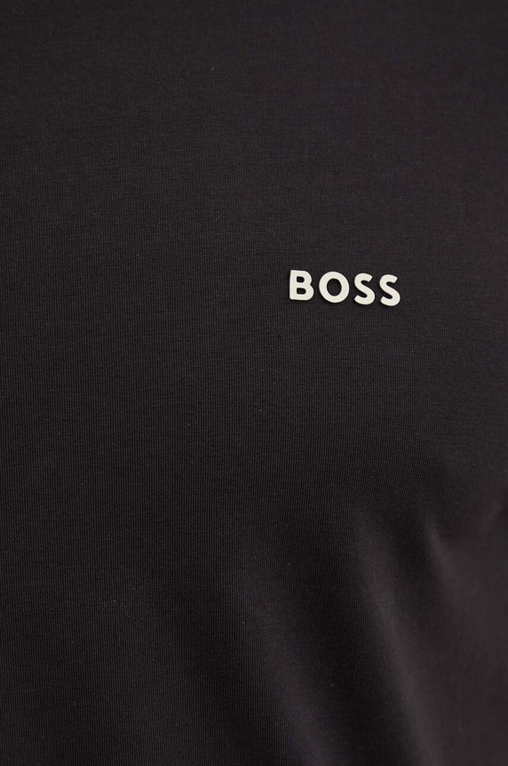 BOSS Green T-shirt męski Tee czarny 50506373
