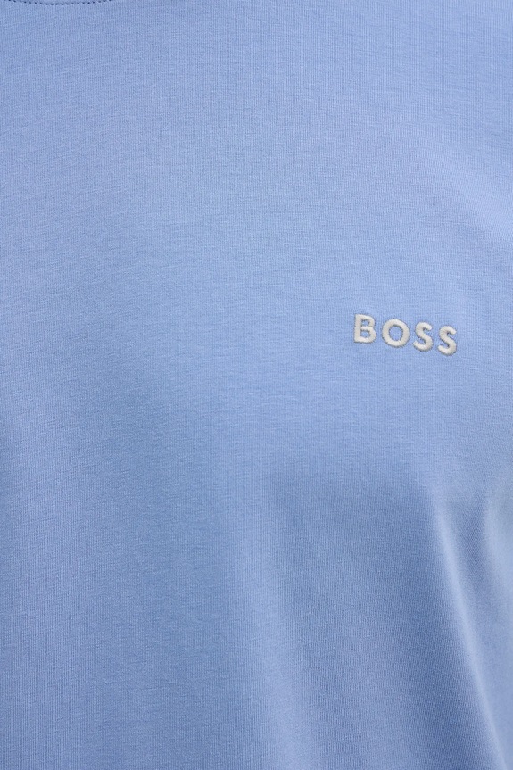 BOSS tricou loungewear bărbați din bumbac cu elastan Mix&Match T-Shirt R 50515312 albastru