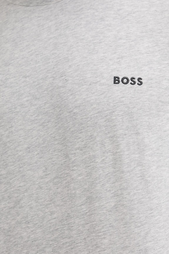 BOSS домашна тениска мъжка памучна с еластан Mix&Match T-Shirt R 50515312 сив