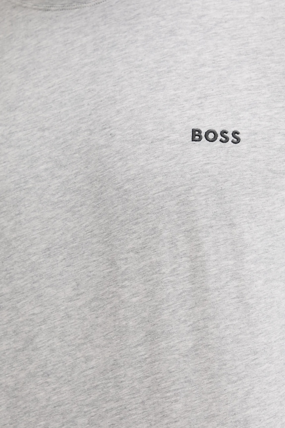 BOSS домашна тениска мъжка памучна с еластан Mix&Match T-Shirt R 50515312 сив