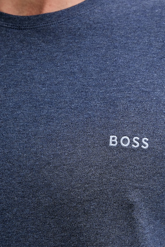 BOSS футболка loungwear чоловіча бавовняна з еластаном Mix&Match T-Shirt R темно-синій 50515312