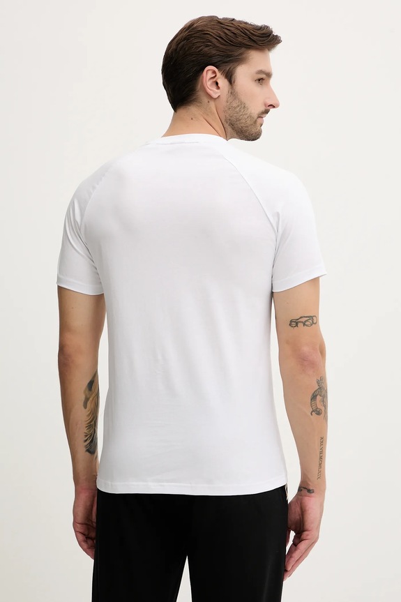 Oblečenie Bavlnené tričko BOSS T-Shirt RN Slim Fit 50517970 biela