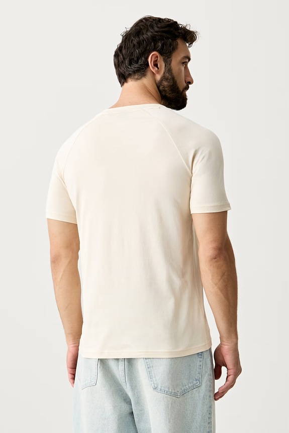 Odzież BOSS T-shirt męski T-Shirt RN Slim Fit 50517970 beżowy