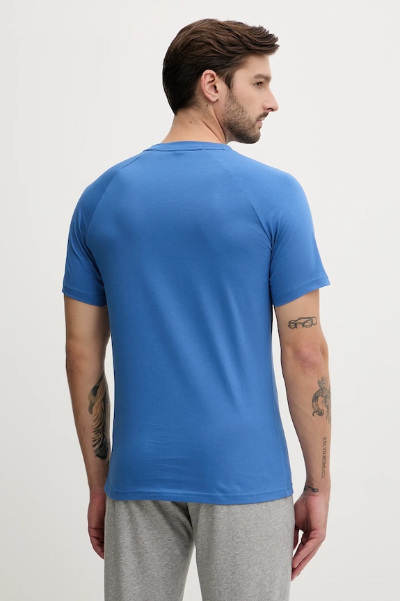 Oblečenie Bavlnené tričko BOSS T-Shirt RN Slim Fit 50517970 fialová