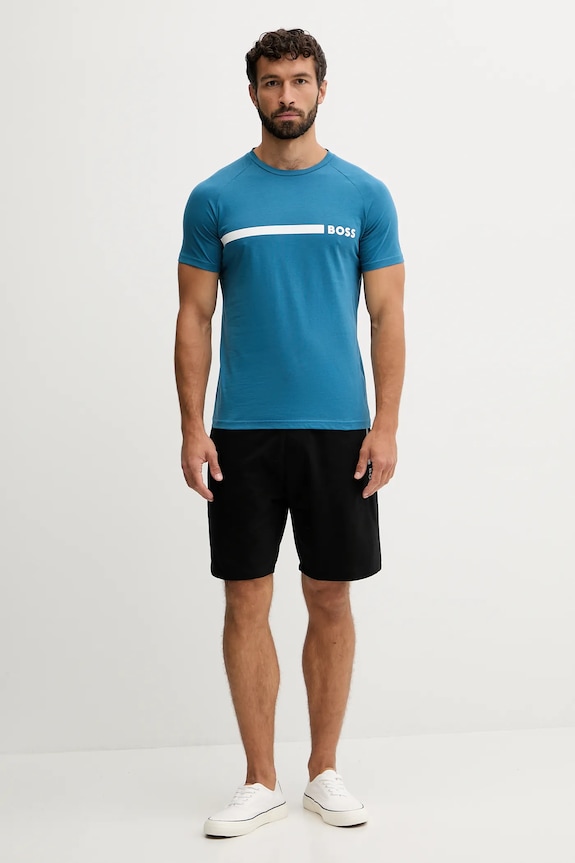 BOSS футболка мужская T-Shirt RN Slim Fit 50517970 голубой SS26