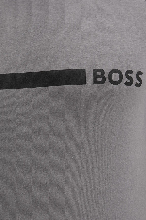 Bavlnené tričko BOSS T-Shirt RN Slim Fit 50517970 sivá