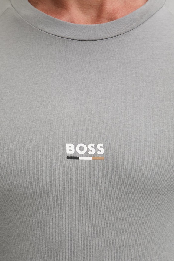 BOSS majica za muškarce T-Shirt RN Slim Fit siva 50517970