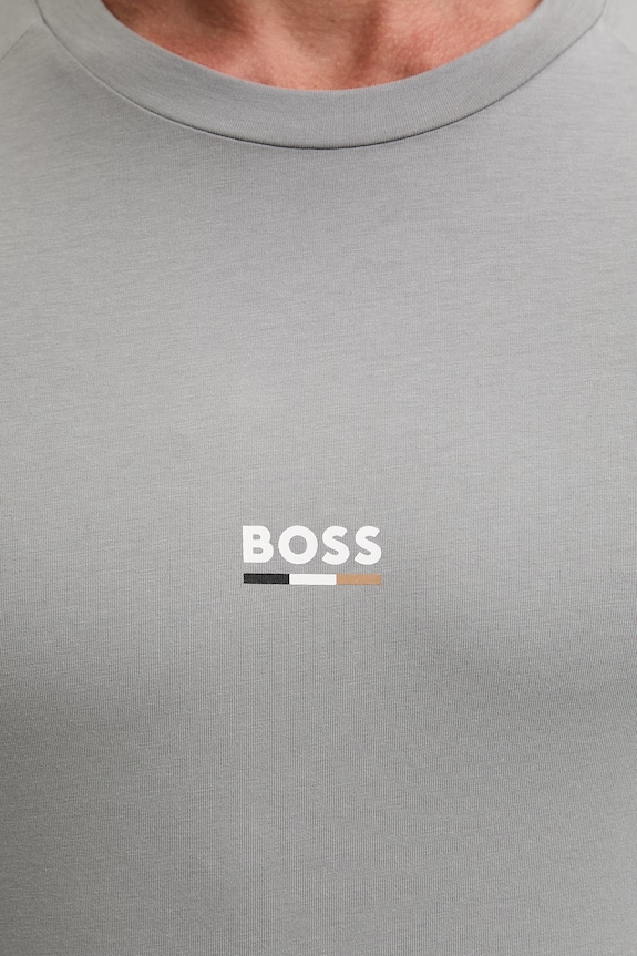 BOSS majica za muškarce T-Shirt RN Slim Fit siva 50517970