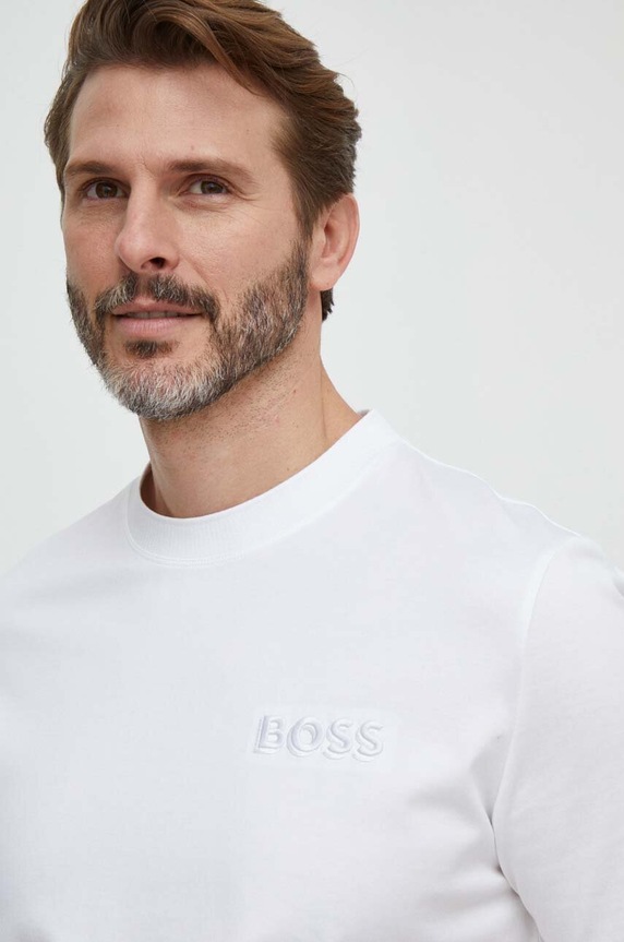 Odzież BOSS t-shirt bawełniany 50504557 biały