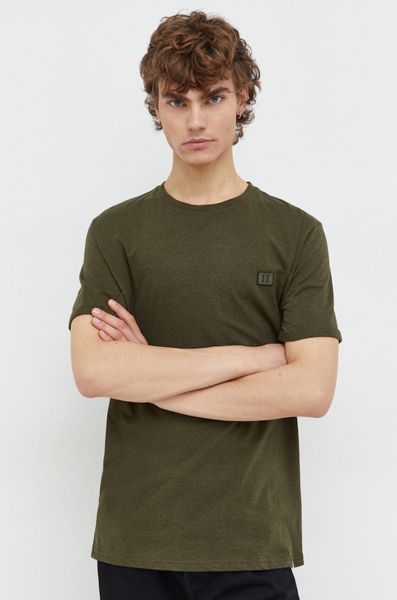 Les Deux tricou din bumbac LDM101123 verde