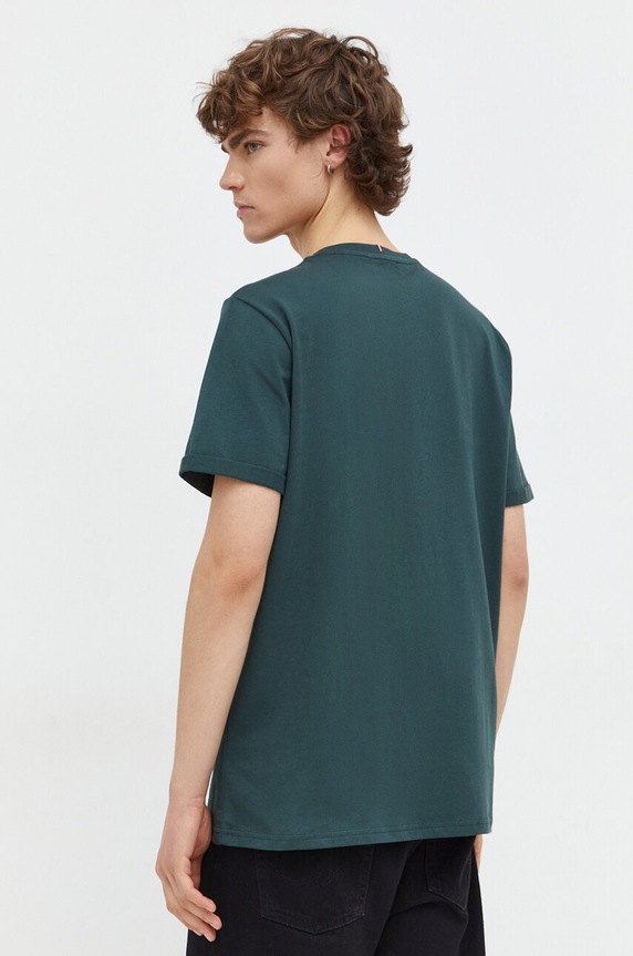 Îmbrăcăminte Les Deux tricou din bumbac LDM101170 verde