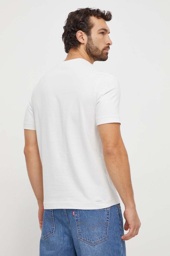 Odzież BOSS Orange t-shirt bawełniany 50505238 beżowy
