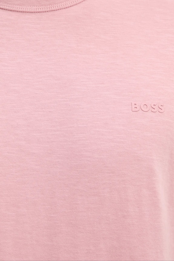 BOSS Orange t-shirt bawełniany Tegood 50508243 różowy