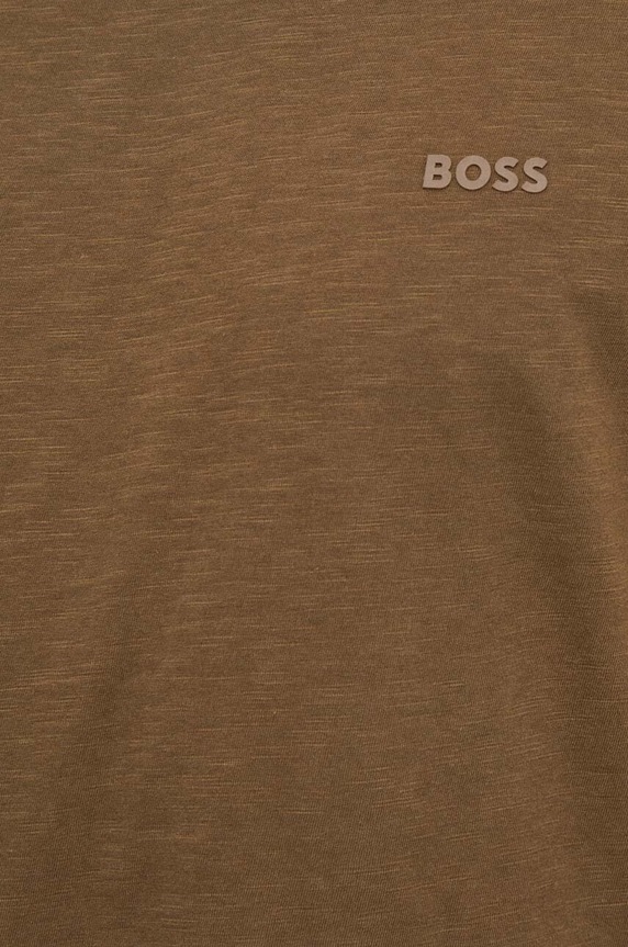 Bavlnené tričko BOSS Orange Tegood 50508243 zelená