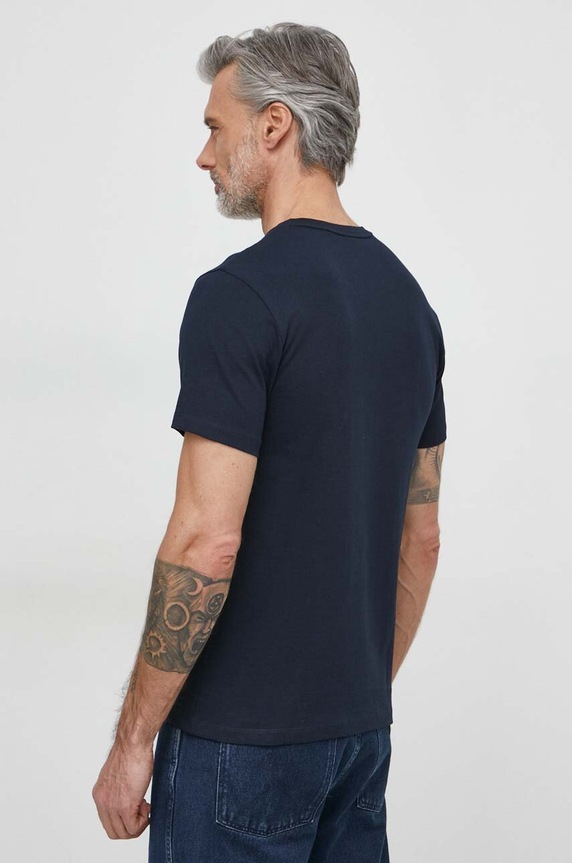 BOSS Orange běžecké tričko pánské bavlněné Tales 50508584 námořnická modř AA00