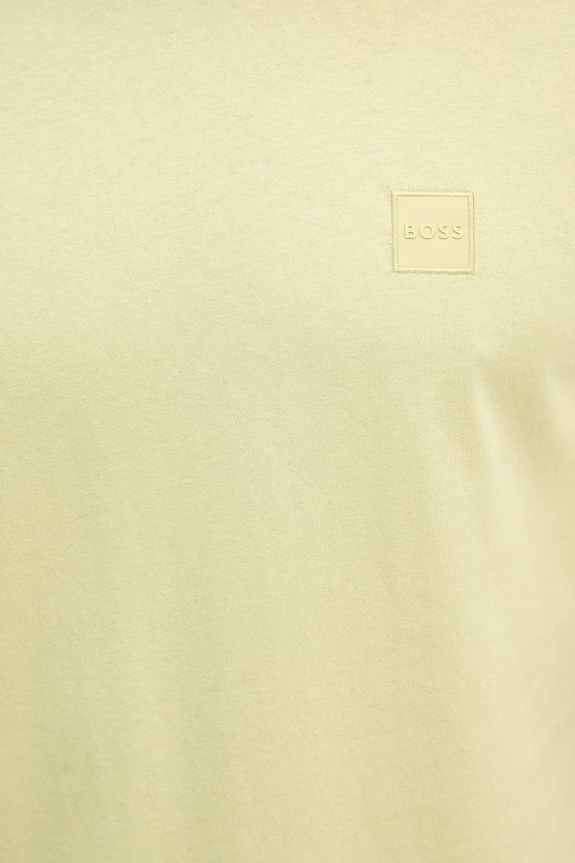 BOSS Orange t-shirt ανδρικό βαμβακερό Tales 50508584 πράσινο