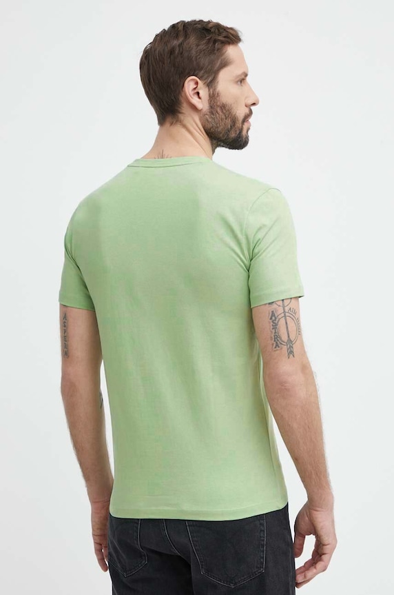 Odzież BOSS Orange T-shirt męski bawełniany Tales 50508584 zielony