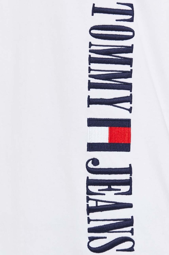 Tommy Jeans t-shirt in cotone DM0DM18295 bianco