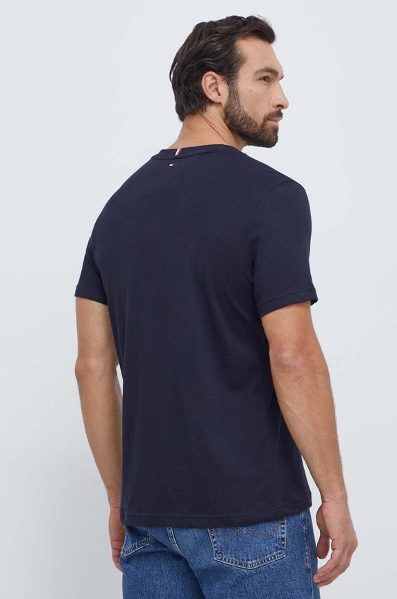 Tommy Hilfiger t-shirt MW0MW33723 granatowy SS24