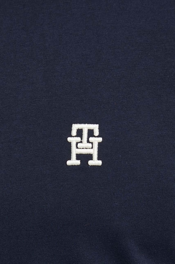 Tommy Hilfiger tricou din bumbac bleumarin MW0MW33987
