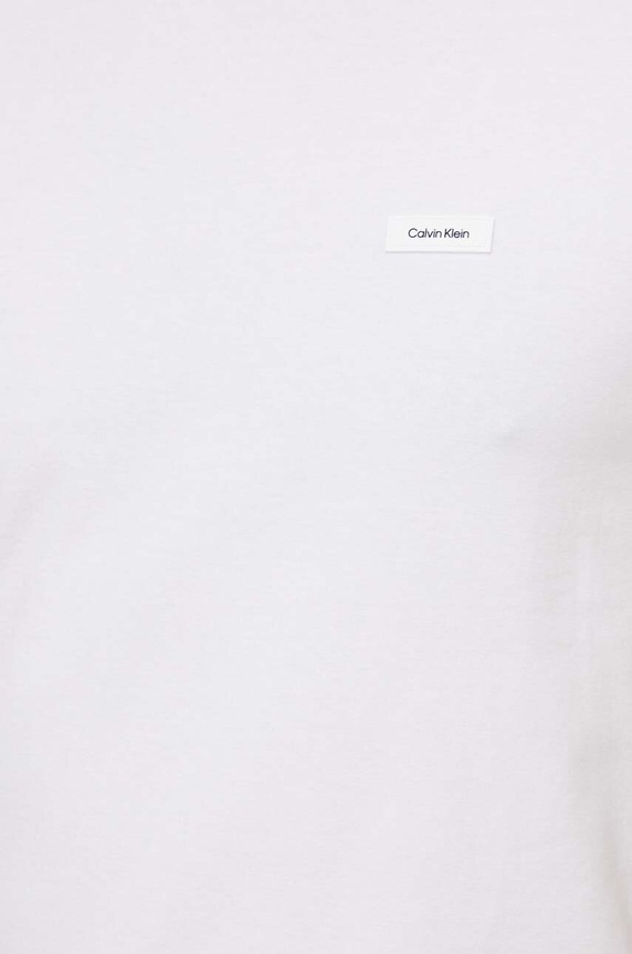 Calvin Klein T-shirt męski bawełniany K10K112724 biały