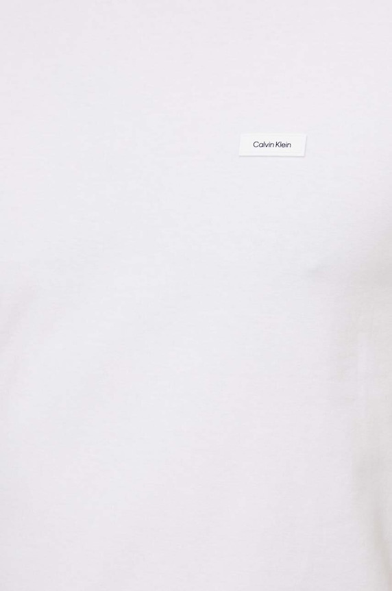Calvin Klein T-shirt męski bawełniany K10K112724 biały