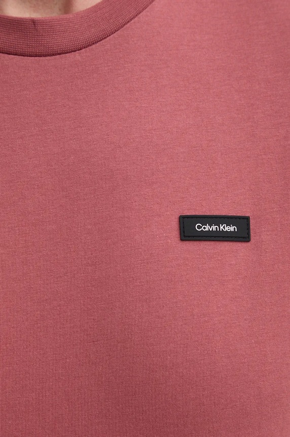 Calvin Klein T-shirt męski bawełniany K10K112749 fioletowy
