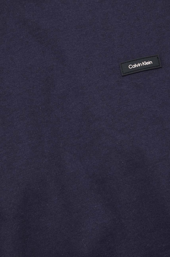 Calvin Klein T-shirt męski bawełniany K10K112749 granatowy