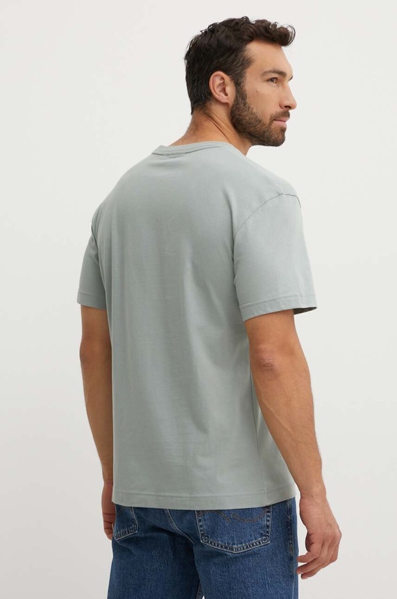 Calvin Klein tricou de bărbați din bumbac K10K112749 gri SS25