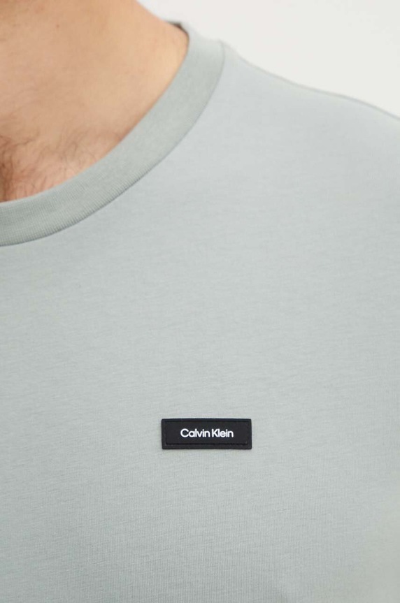 Calvin Klein tricou de bărbați din bumbac gri K10K112749