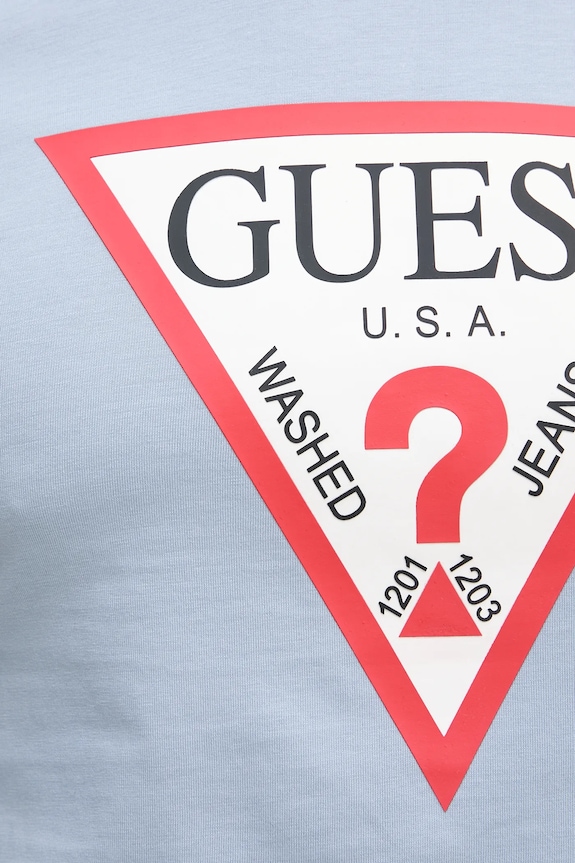 Guess tricou din bumbac M2YI71.I3Z14 albastru