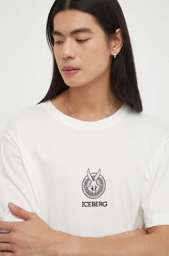 Iceberg pamut póló bézs F02A.6325