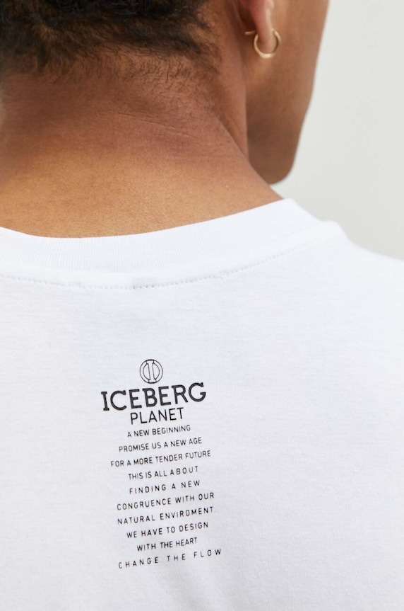 Iceberg pamut póló F028.6307 fehér