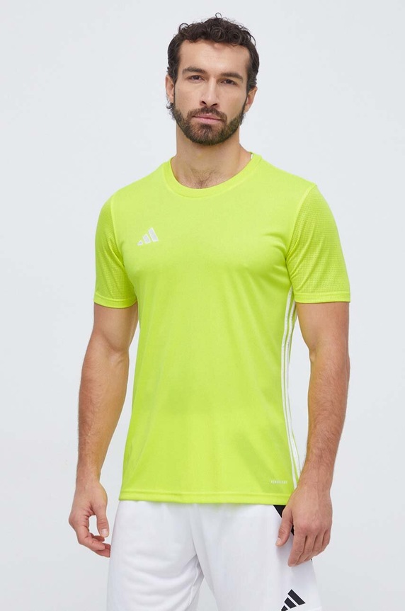 adidas Performance tricou de antrenament Tabela 23 imprimeu galben IB4925